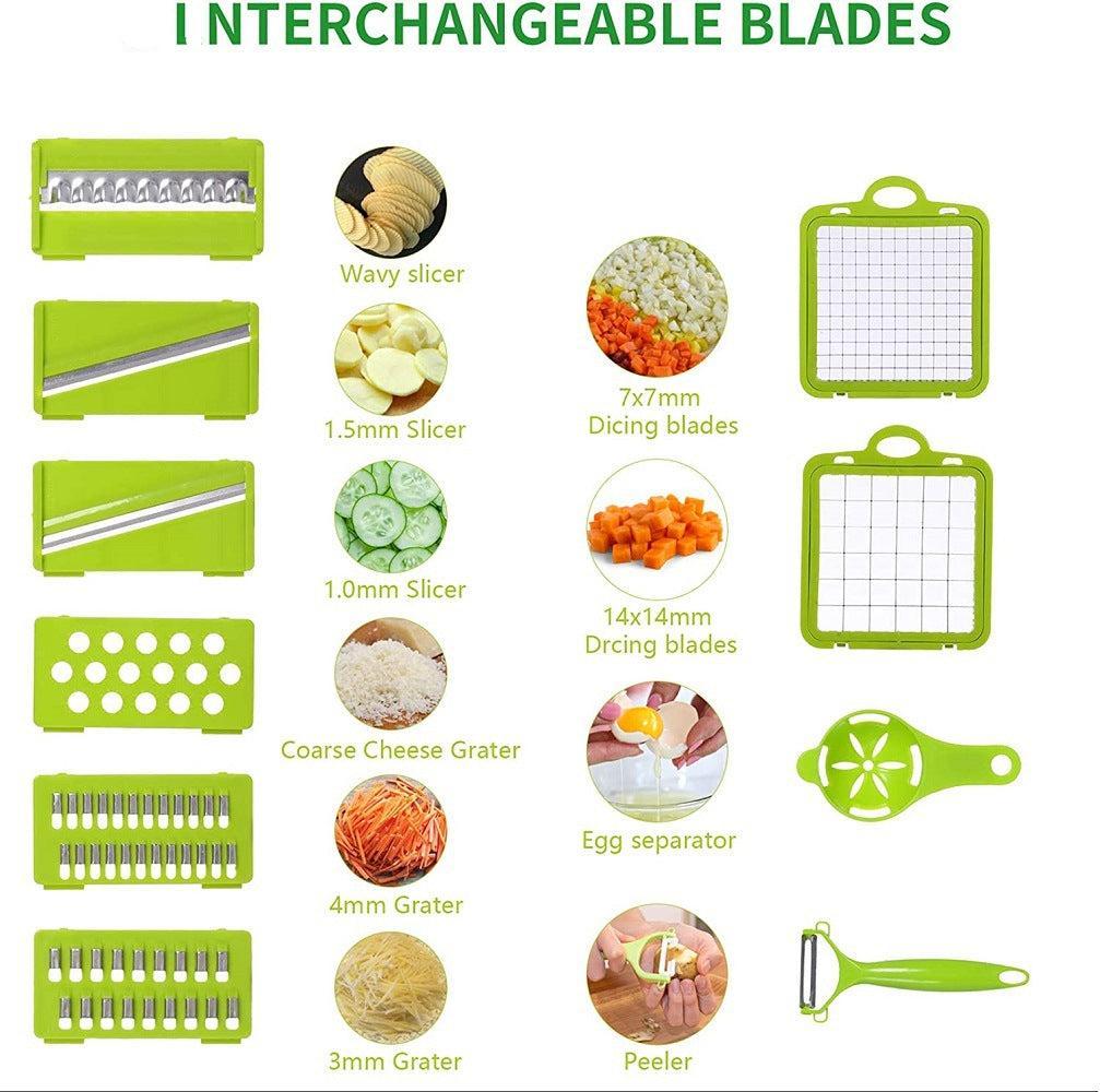 Vegetable Chopper Interchangeable BLades