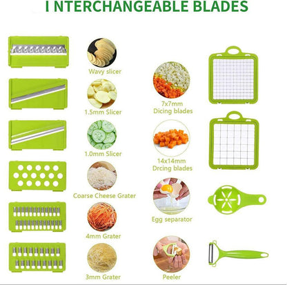 Vegetable Chopper Interchangeable BLades