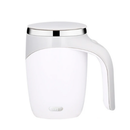 Self Stirring Coffee Cup White Rechargeable